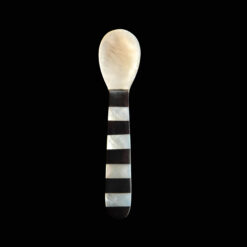 Mother Of Pearl Black And White Spoon