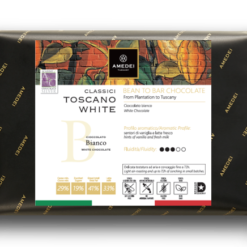 Amedei 29% Couverture Chocolate Bar Toscano White - 1 Kilo