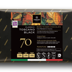 Amedei 70% Couverture Chocolate Bar Toscano Black - 1 Kilo