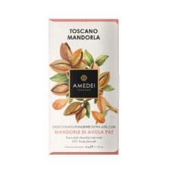 Amedei Dark Chocolate With Almonds - 50g