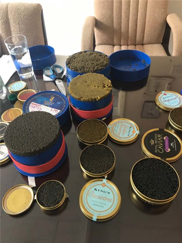 Andy Hayler’s Caviar Tasting