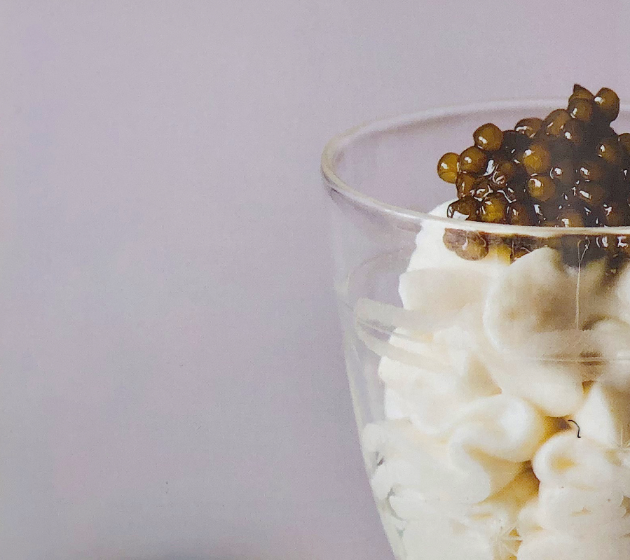 Cauliflower Parfait with Caviar