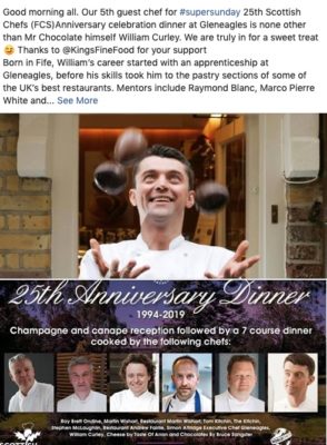 25th Scottish Chefs Anniversary Celebration