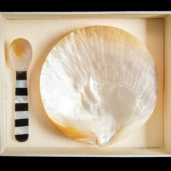 Mother Of Pearl Dish and Spoon Gift Box