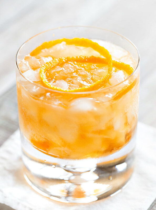 Vanilla Old Fashioned Cocktail