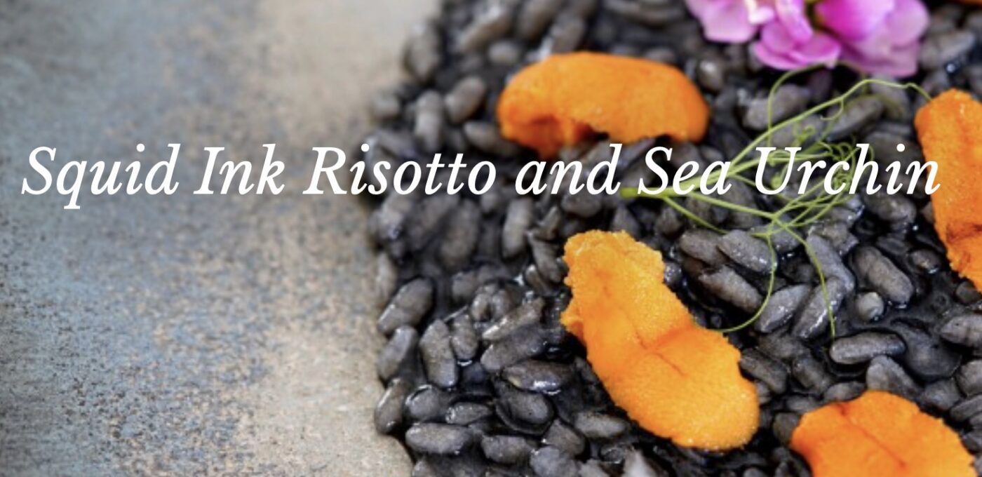 Squid Ink Risotto and Sea Urchin Recipe