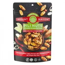 Mount Mayon Premium Pili Nuts – Chiang Mai Chilli Lime 85g