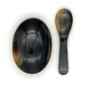 Horn Caviar Bowl with spoon