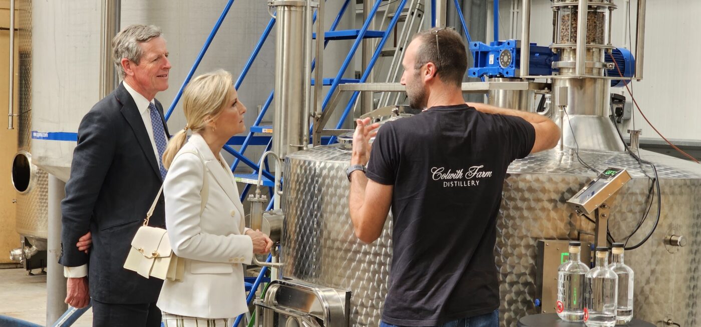 Sustainable Cornish Distillery welcomes Her Royal Highness The Duchess of Edinburgh